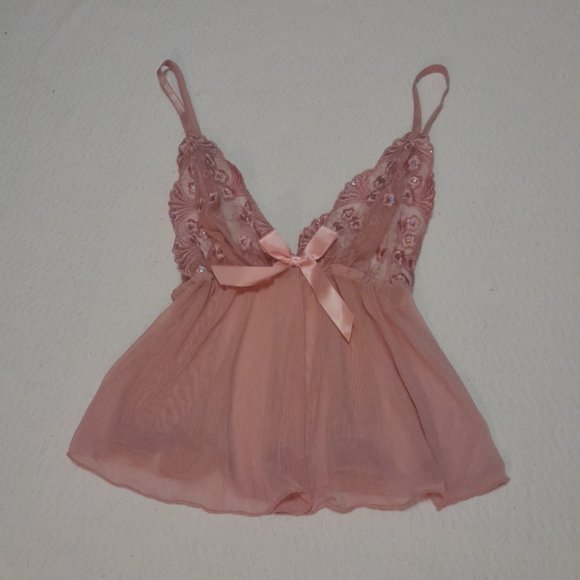 Tops - Pink lingerie top